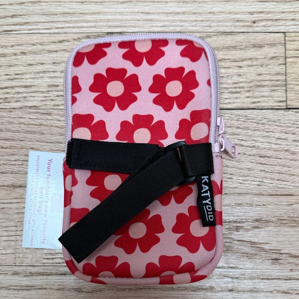 Katydid Tumbler Phone Holster Pink Floral